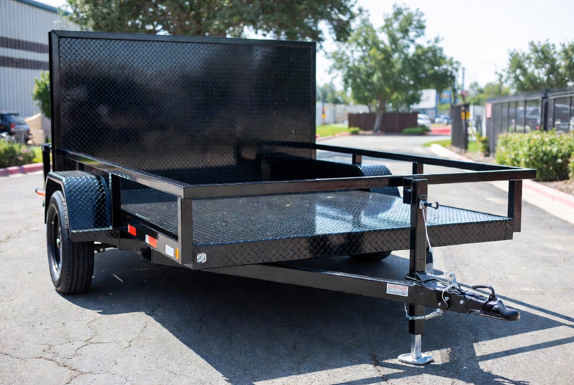 2025 EZ Hauler EH 7×16 Cargo New cargo trailer, 16' x 7', 7,000 lb GVWR, for sale at The Trailer Store in Winnemucca, Nevada (I-80), stock #TTS-2404 — front view